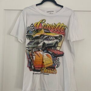 Chemistry White Graphic Corvette T-Shirt